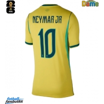 Brasil Neymar Jr #10 Hjemmedrakt Dame VM 2026 Kortermet